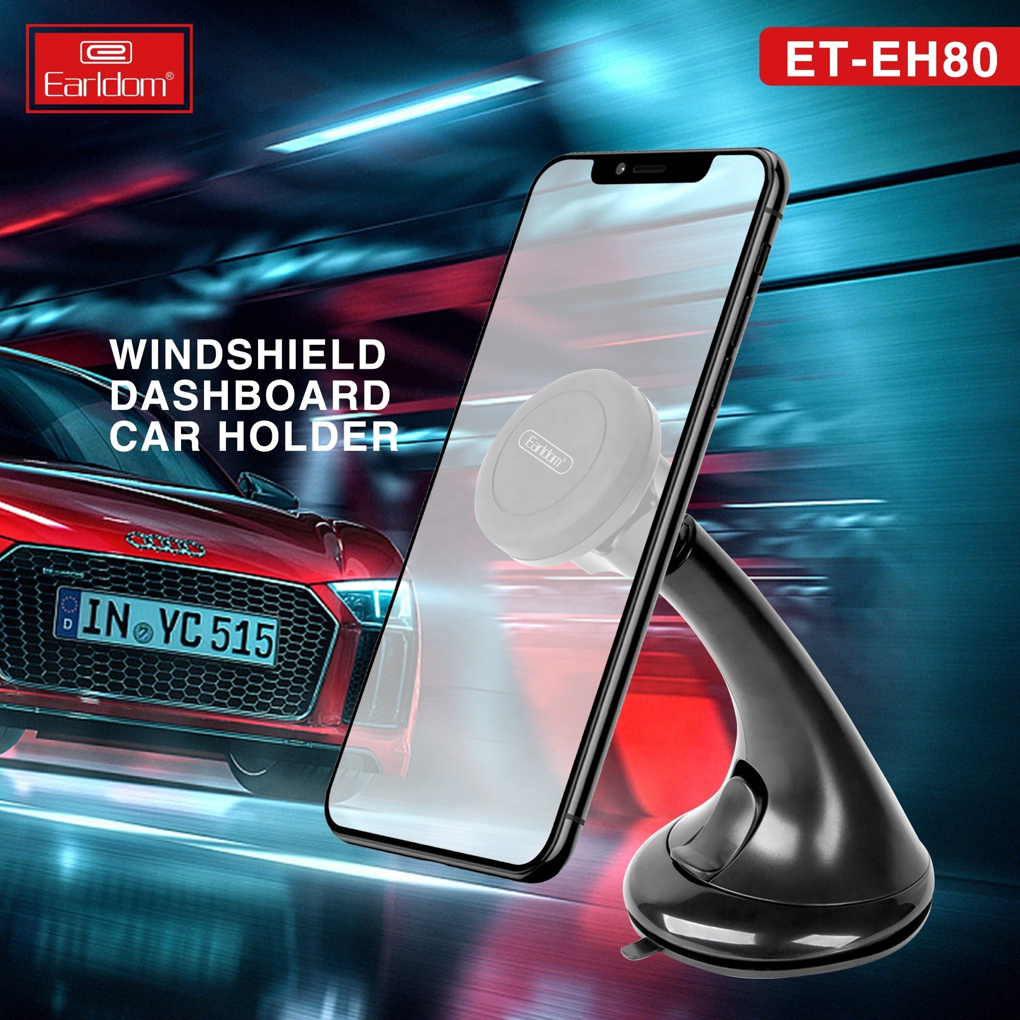 Earldom 360  Rotation Dashboard Magnet Car Mount Cradle Holder For Smartphone Earldom 360  Rotation Dashboard Magnet Car Mount Cradle Holder For Smartphone